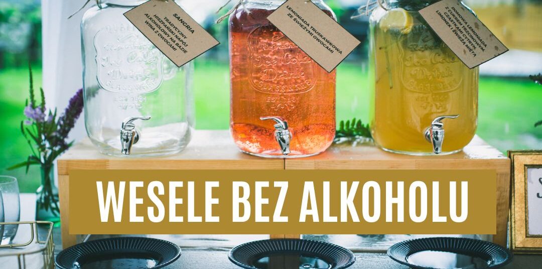 brak alkoholu na weselu
